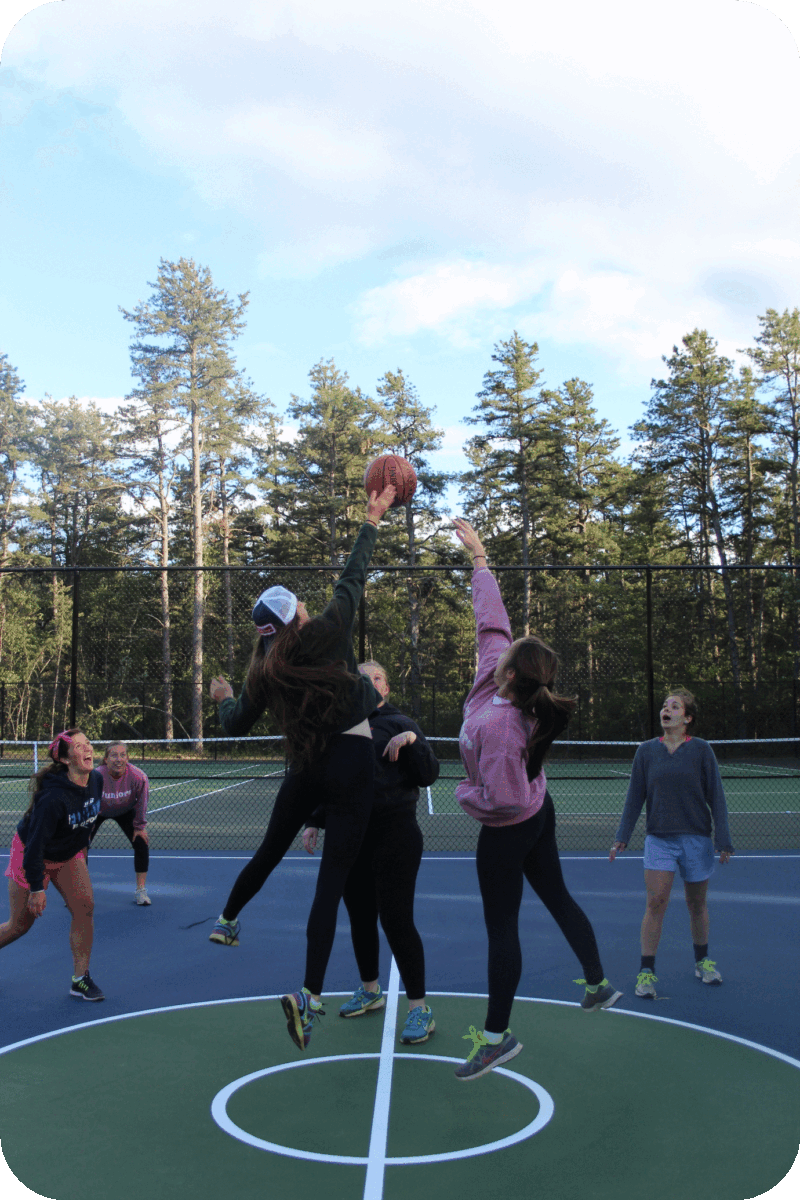 basketball YMCA Camp Huckins